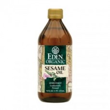Aceite de Sésamo Orgánico 473mL | SESAME OIL ORGANIC EXTRA VIRGEN| Eden Organic